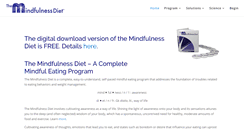 Desktop Screenshot of mindfulnessdiet.com